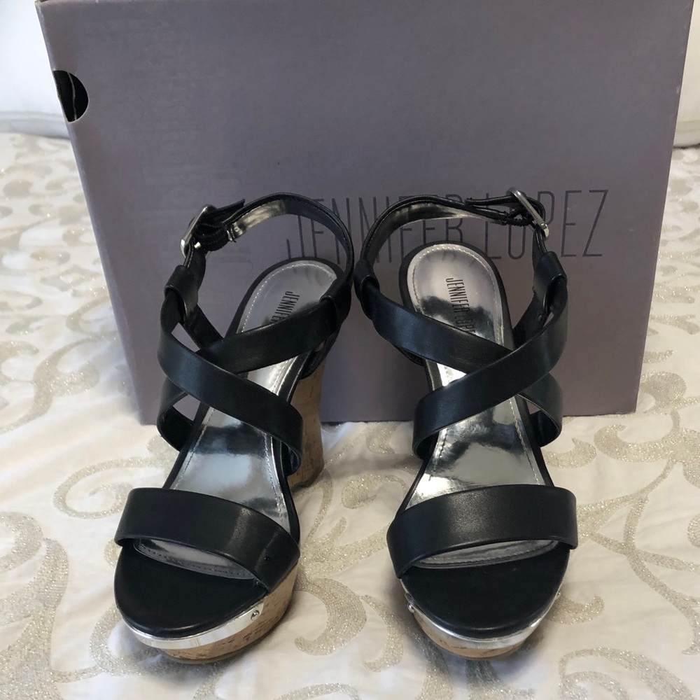 Jennifer Lopez wedge heels